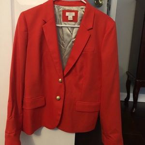 J.Crew tangerine Blazer